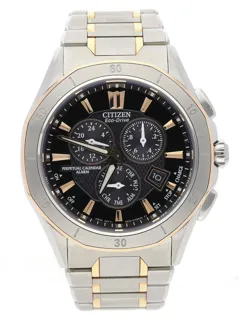 Citizen Eco-Drive E820-S096197 42mm Stainless steel Black