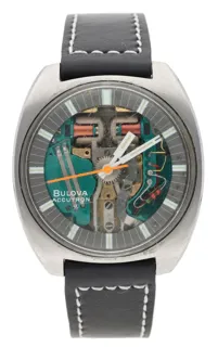 Bulova Accutron Spaceview 38mm Stainless steel Skeletonized and Gray