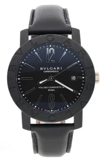 Bulgari Carbongold BB40CL 40mm Black