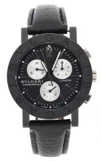 Bulgari Carbongold BB 38 CL CH Black