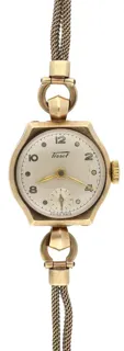 Tissot 21mm 9ct Gold Silver