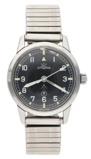 Lemania Military Royal Navy 920-64 Stainless steel Black