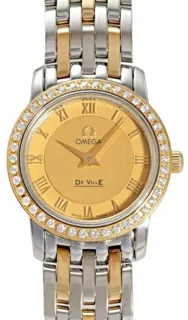 Omega De Ville 413.25.22.60.08.001 22mm Yellow gold and Stainless steel Champagne