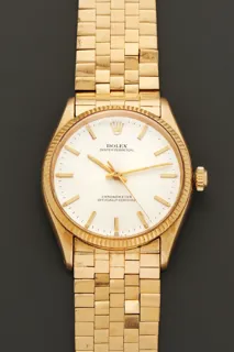 Rolex Oyster Perpetual 6567 Yellow gold Silver