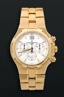 Vacheron Constantin Overseas 49150/B01J 18k yellow gold Silver and White