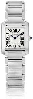 Cartier Tank Française 3751 30mm Stainless steel Cream