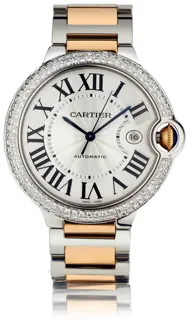 Cartier Ballon Bleu 3001 42mm 18kt yellow gold$stainless steel Silver