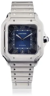 Cartier Santos WSSA0030 40mm Stainless steel Blue