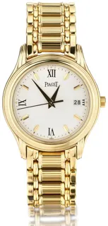 Piaget Polo 23001 M 501D 33mm 18kt yellow gold White