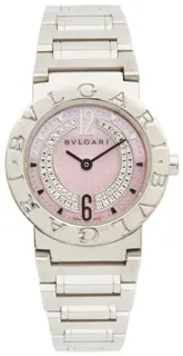 Bulgari BB 26 SS 26mm Stainless steel Pink