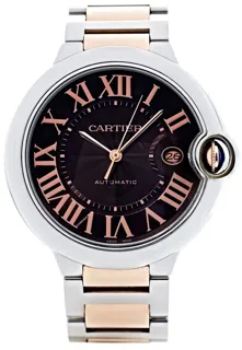 Cartier Ballon Bleu W6920032 42mm Stainless steel Brown