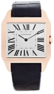 Cartier Santos Dumont WE70039H 44.5mm 18kt rose gold White