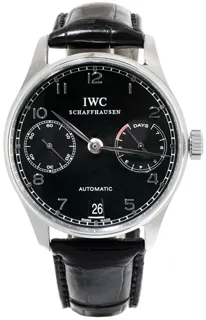 IWC Portugieser IW500109 42.5mm Stainless steel Black