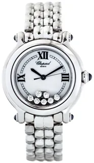 Chopard Round Happy Sport 278236-3005 Stainless steel and Diamond White