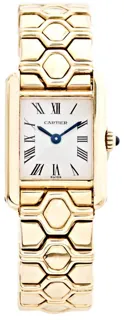 Cartier Tank 25mm 18kt yellow gold White