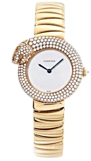 Cartier Panthère 1925 28mm 18kt yellow gold$diamonds White