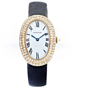 Cartier Baignoire 1955 22mm 18kt yellow gold$Diamonds