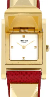 Hermès Médor Gold-plated White