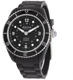 Alpina Horological Smartwatch AL-281BS3V6 Stainless steel Black