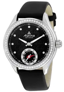 Alpina Horological Smartwatch AL-285BTD3CD6 Stainless steel Black