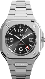 Bell & Ross Urban BR05G-BL-ST/SST 41mm Stainless steel Black