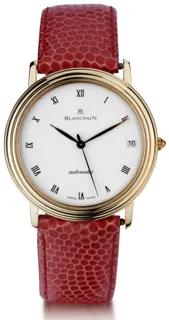 Blancpain Villeret 1151-1418-55 33.5mm 18kt yellow gold White