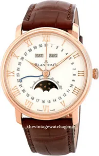 Blancpain Villeret 6654-3642-55B 40mm Red gold White