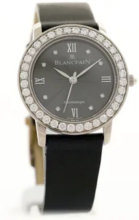 Blancpain Lady Watch 0096-192AN 52 27mm White gold Gray