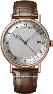 Breguet Classique 5177BR/15/9V6 38mm Rose gold Silver