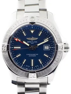 Breitling Avenger A32395101C1A1 45mm Stainless steel Blue