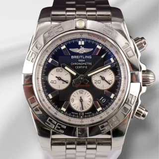 Breitling Chronomat 44 AB0110 44mm Stainless steel Black