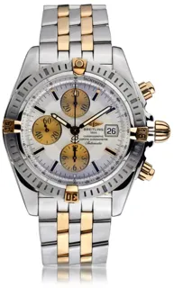 Breitling Chronomat Evolution B13356 44mm Stainless Steel$18kt Yellow Gold Cream