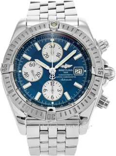 Breitling Chronomat A13356-025 43.7mm Polished steel Blue