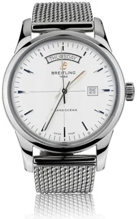 Breitling Transocean A45310 43mm Stainless steel Silver