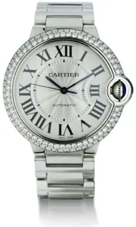 Cartier Ballon Bleu 3005 36mm Stainless steel and Diamond Silver