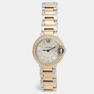 Cartier Ballon Bleu W3BB0028 Stainless steel and 18k rose gold Silver