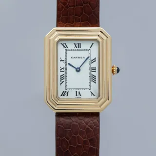 Cartier Cristallor Jumbo 78096 35mm 18k yellow gold White