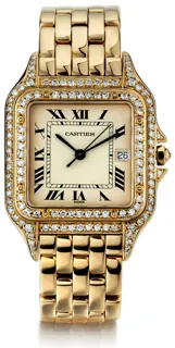 Cartier Panthère 27mm 18kt yellow gold$diamonds White