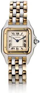 Cartier Panthère 22mm 18kt yellow gold$stainless steel White