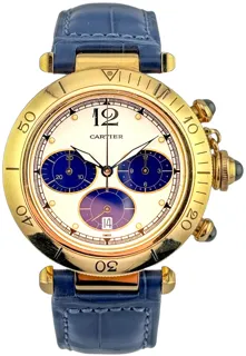 Cartier Pasha 0960 1 Yellow gold White