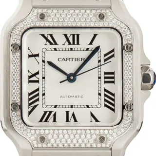 Cartier Santos de Cartier W4SA0005 42mm Stainless steel Silver