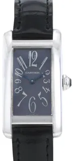 Cartier Tank 1713 19mm White gold Gray