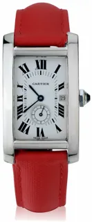 Cartier Tank Américaine 1726 31.5mm 18k white gold Silver