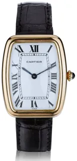 Cartier Tank Faberge 26mm 18kt yellow gold White