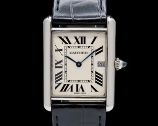 Cartier Tank Louis 2678 25.5mm White gold Silver