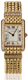 Cartier Tank Louis WA2011PH 21mm 18kt yellow gold$Diamonds White