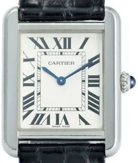 Cartier Tank Solo 3170 24mm Stainless steel Silver