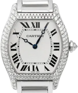 Cartier Tortue 2497 18k white gold Silver