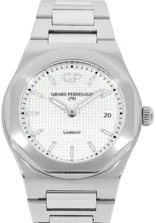 Girard-Perregaux Laureato 80189-11-131-11A Stainless steel Silver