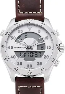 Hamilton Khaki Aviation H64514551 40mm brushed/polished steel Silver